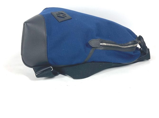 Hermès Zaino Hermes H Sac Addo All Back Nero Blu - vista 4