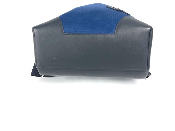 Hermès Zaino Hermes H Sac Addo All Back Nero Blu - vista 5