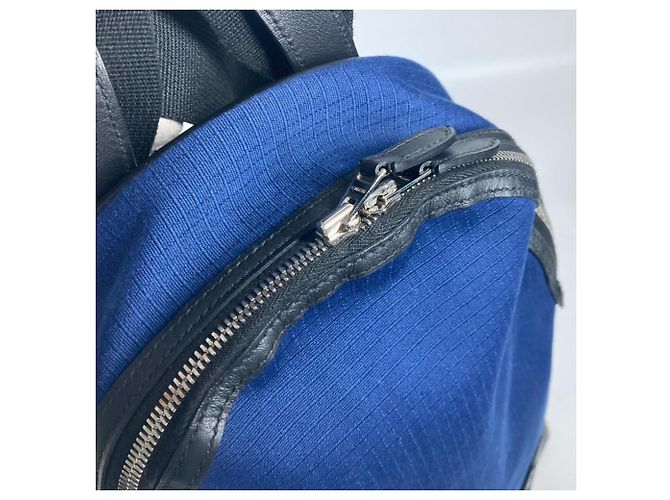 Hermès Zaino Hermes H Sac Addo All Back Nero Blu - vista 8