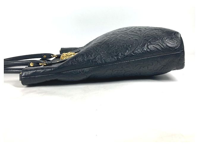 Versace Medusa Leder Tote Bag Schwarz - Ansicht 2