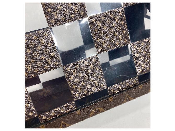 Louis Vuitton Monogram Chess Soft Trunk Pochette Clutch Bag Braun - Ansicht 12