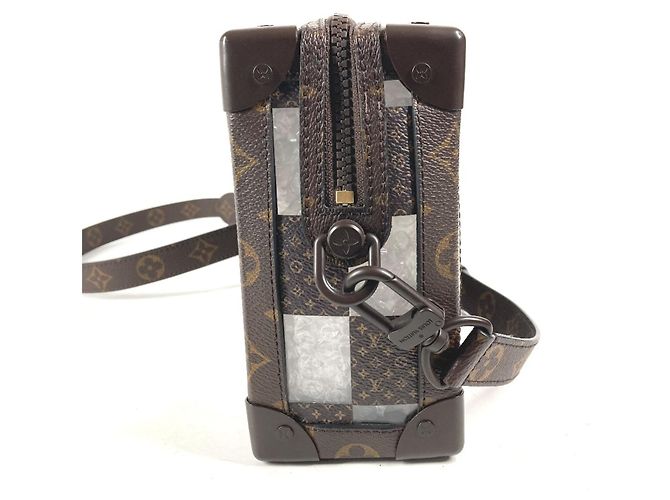 Louis Vuitton Monogram Chess Soft Trunk Pochette Clutch Bag Braun - Ansicht 3