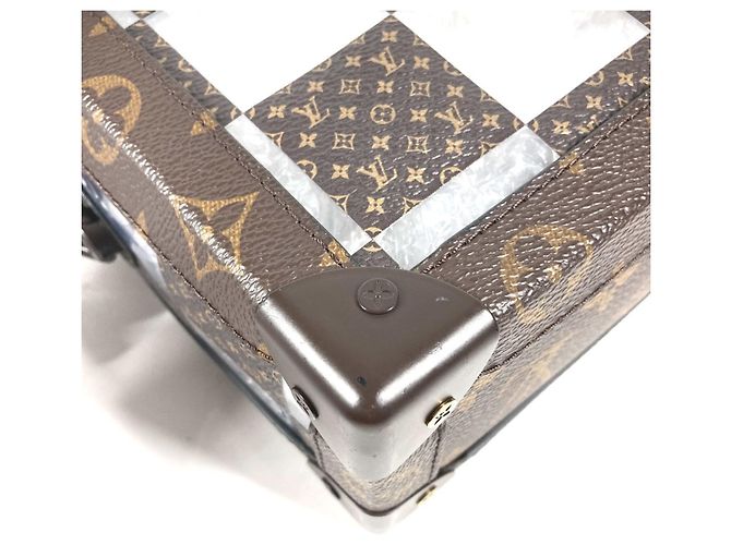 Louis Vuitton Monogram Chess Soft Trunk Pochette Clutch Bag Braun - Ansicht 6
