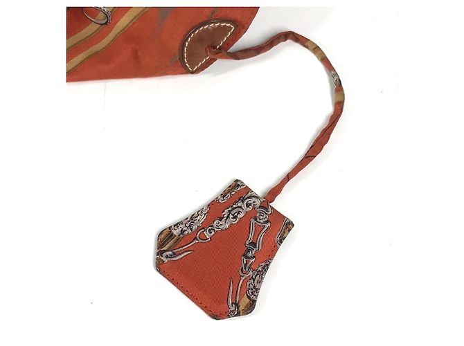 Hermès Borsa a Spalla Hermes Silky City PM Arancione - vista 12