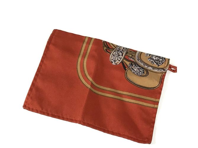 Hermès Borsa a Spalla Hermes Silky City PM Arancione - vista 14