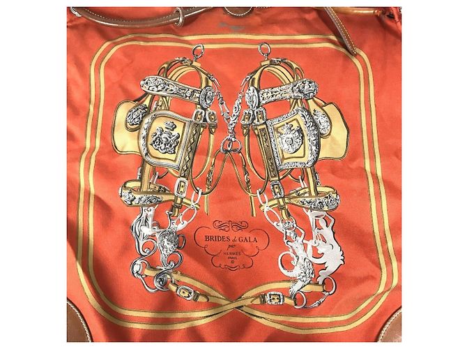 Hermès Borsa a Spalla Hermes Silky City PM Arancione - vista 6