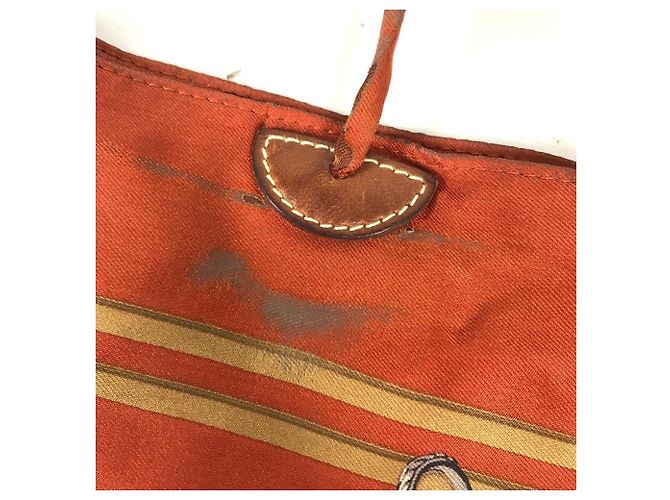 Hermès Borsa a Spalla Hermes Silky City PM Arancione - vista 8