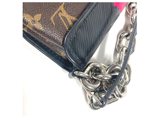 Louis Vuitton Epi Monogram Yamakansai Pochette Marrone Nero - vista 8