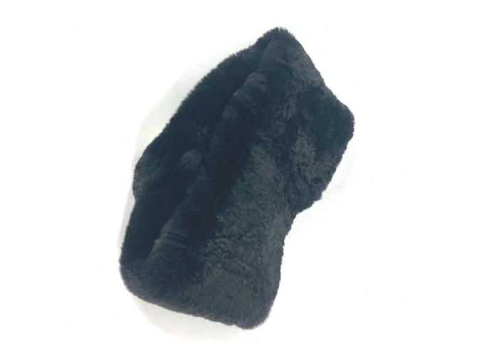 CHANEL Dekacoco CC Coco Mark Tippet Scarf da Donna Nero Bianco - vista 4