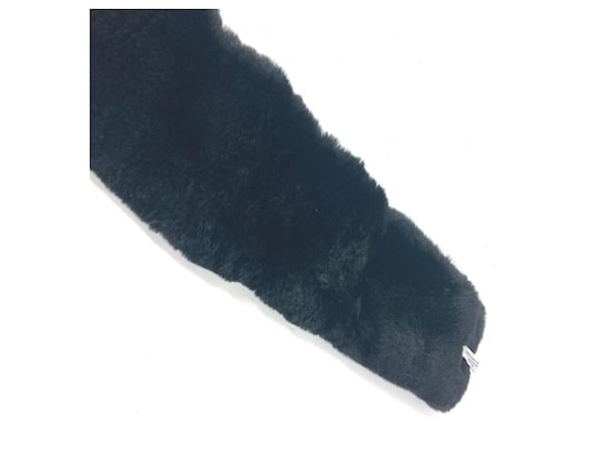 CHANEL Dekacoco CC Coco Mark Tippet Scarf da Donna Nero Bianco - vista 8