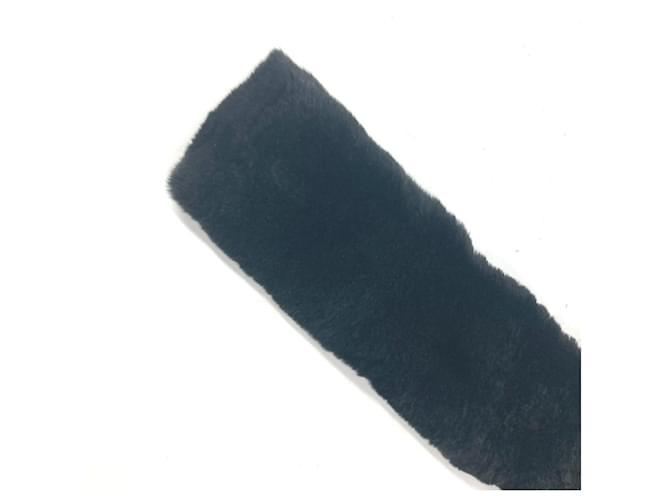 CHANEL Dekacoco CC Coco Mark Tippet Scarf da Donna Nero Bianco - vista 9