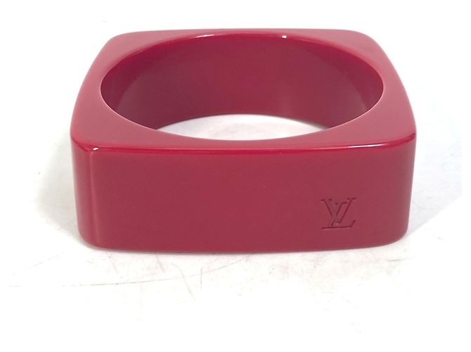 Louis Vuitton Armband Charm aus rotem Kunststoff - Ansicht 7