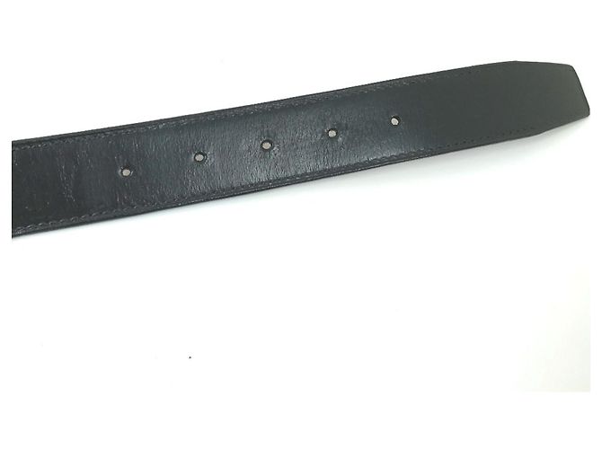 Hermès HERMES Reversible Punched H Belt Brown Black - view 8