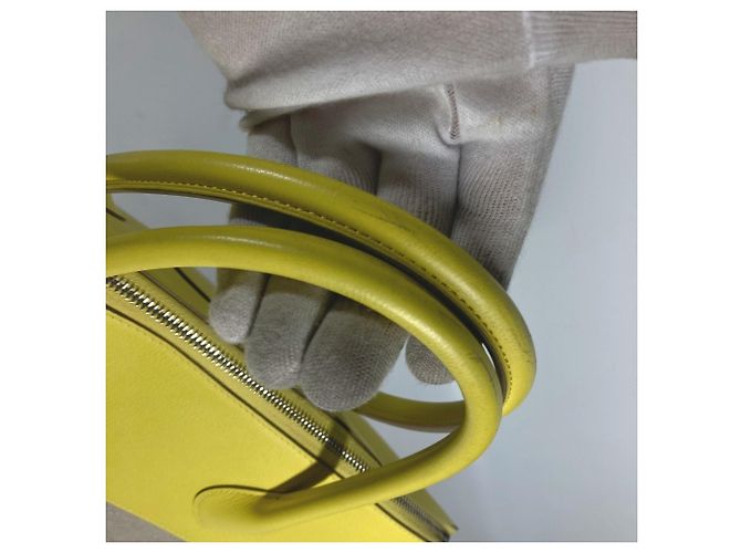 Hermès Borsa Tote HERMES Boston Bolide 45 Beige Giallo - vista 4