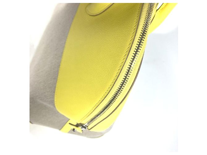 Hermès Borsa Tote HERMES Boston Bolide 45 Beige Giallo - vista 5