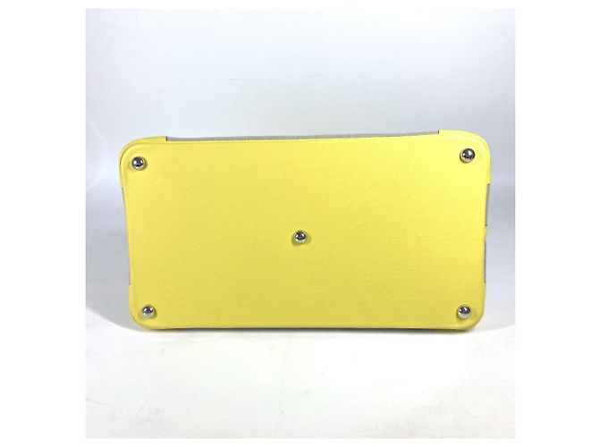 Hermès Borsa Tote HERMES Boston Bolide 45 Beige Giallo - vista 8