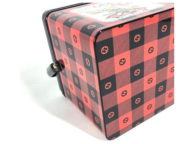 Gucci 634132 Borsa Vanity Box Nero Rosso - vista 5