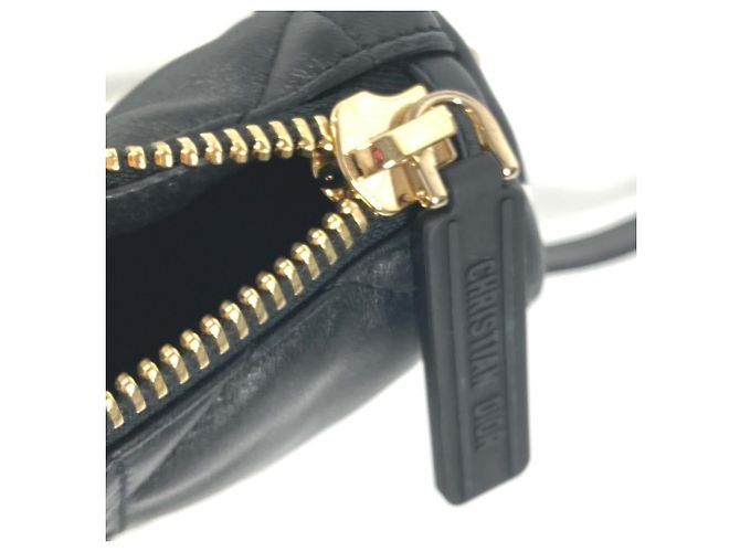 Borsa Hobo Christian Dior Cannage Vibe Nero Bianco - vista 10