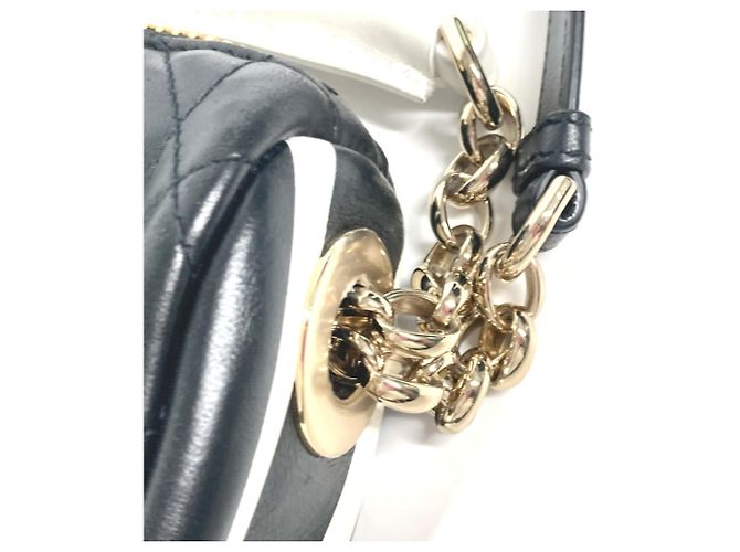 Borsa Hobo Christian Dior Cannage Vibe Nero Bianco - vista 5
