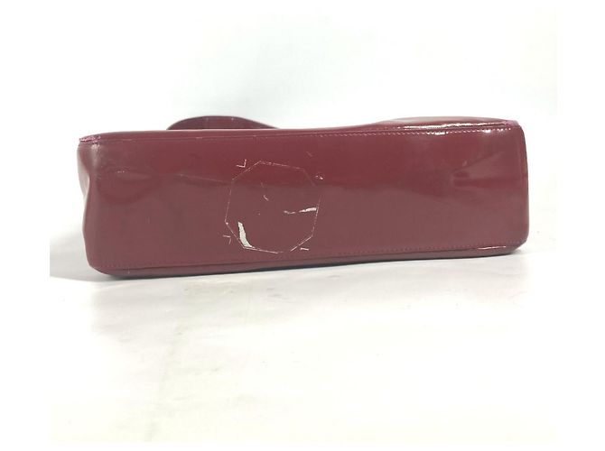 Borsa a Spalla Chanel CC Coco Mark Rossa Rosso - vista 4