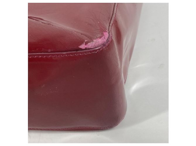 Borsa a Spalla Chanel CC Coco Mark Rossa Rosso - vista 5