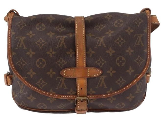 Louis Vuitton Saumur Monogram 30 Marrone - vista 2