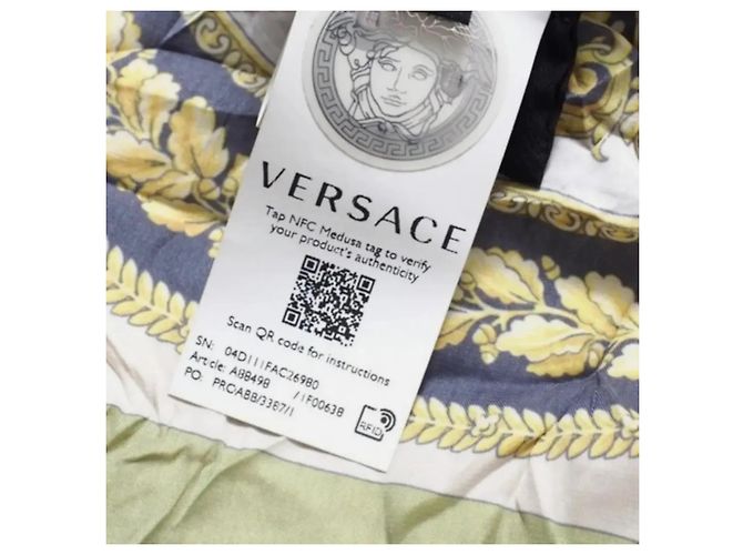 Vestido Versace para mujer con estampado de serpiente y león Castaño Estampado de leopardo - vista 7
