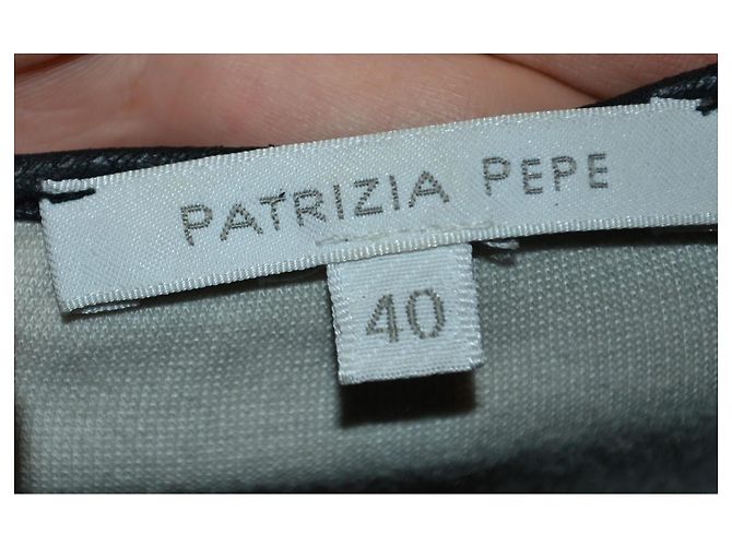 Patrizia Pepe Kleid mit Blumenprint Weiß Grau - Ansicht 4