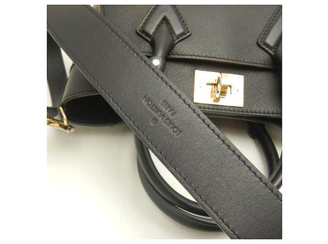 Borsa Louis Vuitton Monogram On My Side PM Marrone Nero - vista 10