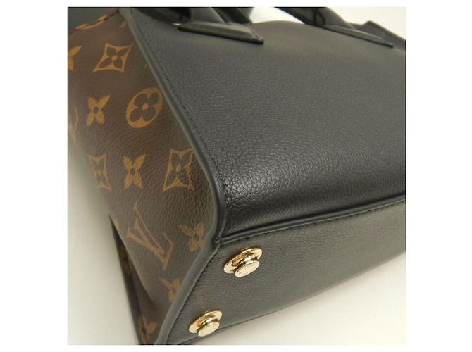 Borsa Louis Vuitton Monogram On My Side PM Marrone Nero - vista 13
