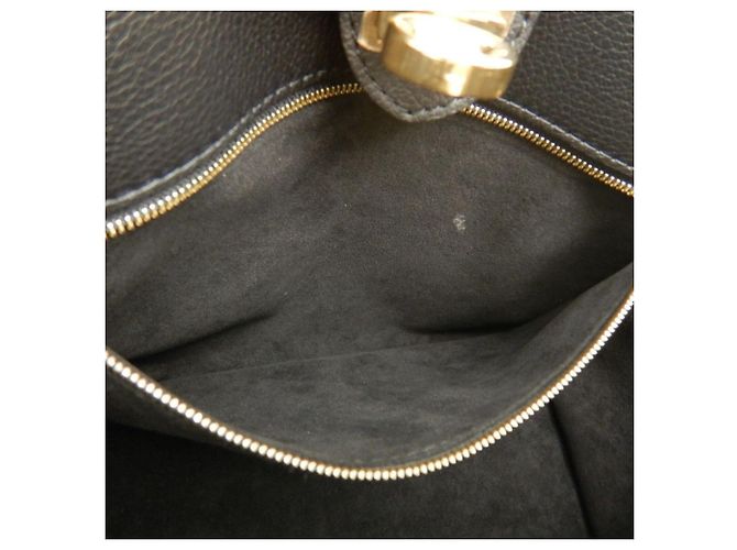 Borsa Louis Vuitton Monogram On My Side PM Marrone Nero - vista 18
