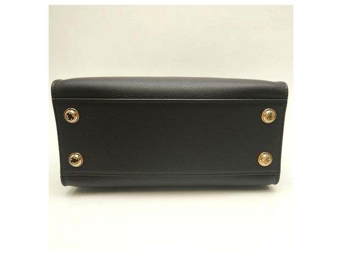 Borsa Louis Vuitton Monogram On My Side PM Marrone Nero - vista 7