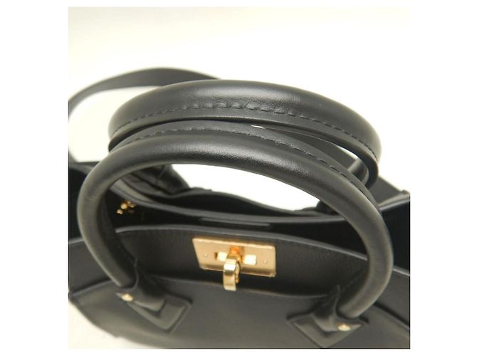 Borsa Louis Vuitton Monogram On My Side PM Marrone Nero - vista 9
