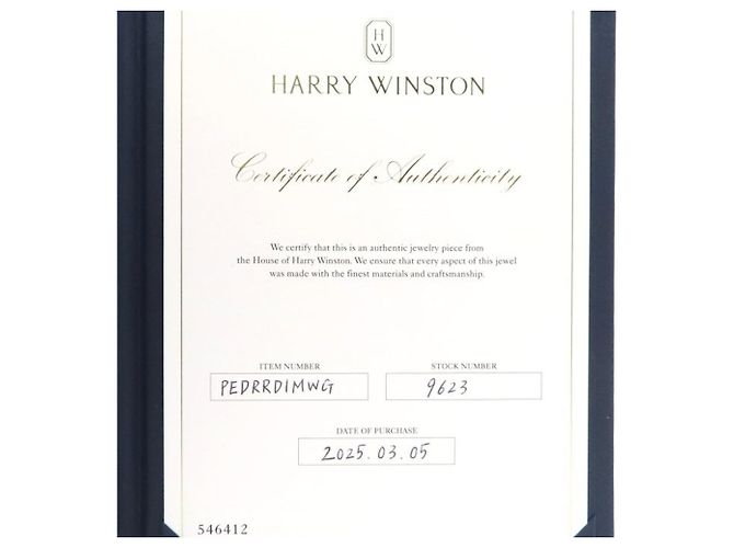 Collana Gate Harry Winston in oro rosa 18K - vista 7