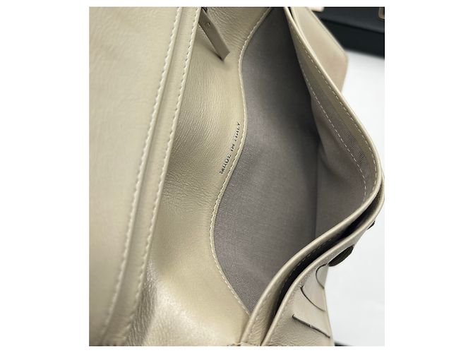 Chanel CC Leder Bifold-Brieftasche mittel Beige - Ansicht 6