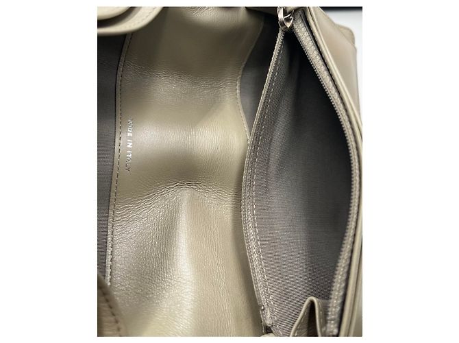 Chanel CC Leder Bifold-Brieftasche mittel Beige - Ansicht 7