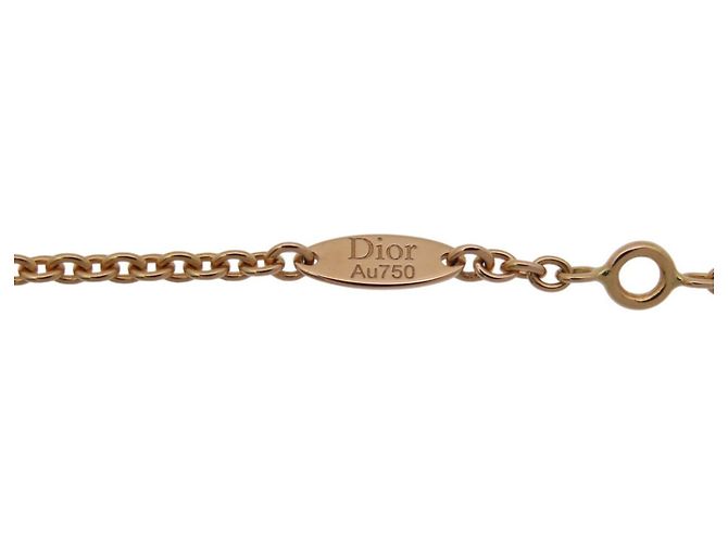 Collana Christian Dior Dior Rose des Vents Rosso D'oro - vista 6