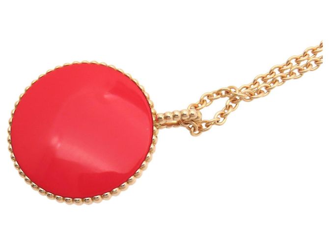 Collana Christian Dior Dior Rose des Vents Rosso D'oro - vista 8