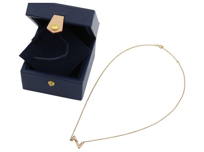 Collana Louis Vuitton LV Vault Upside Down in oro rosa 18K D'oro - vista 2