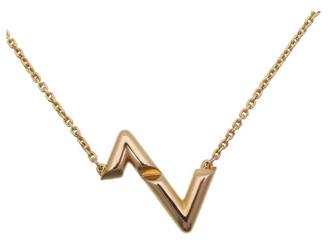 Collana Louis Vuitton LV Vault Upside Down in oro rosa 18K D'oro - vista 3