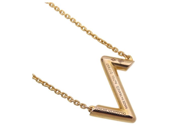 Collana Louis Vuitton LV Vault Upside Down in oro rosa 18K D'oro - vista 8
