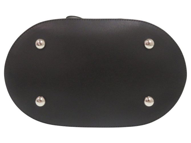 Borsa a secchiello Salvatore Ferragamo Vara Ribbon Studded Nero - vista 4