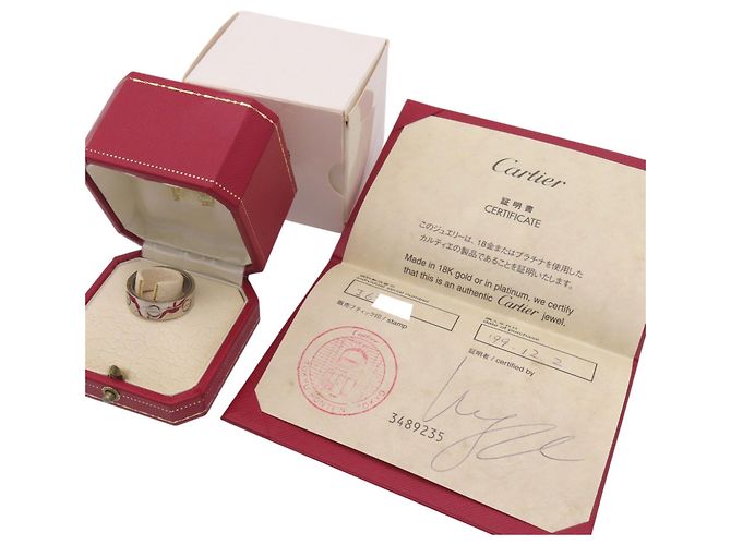 Anello Cartier Astro Love 750WG D'oro - vista 2
