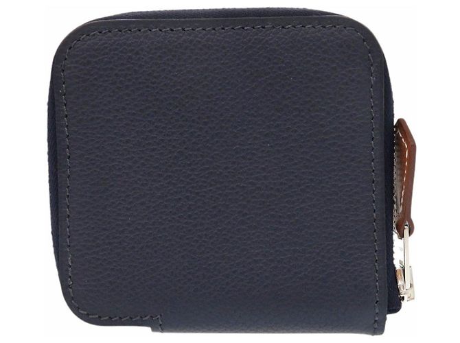 Monedero Azap en piel Epsom Hermès Azul - vista 3