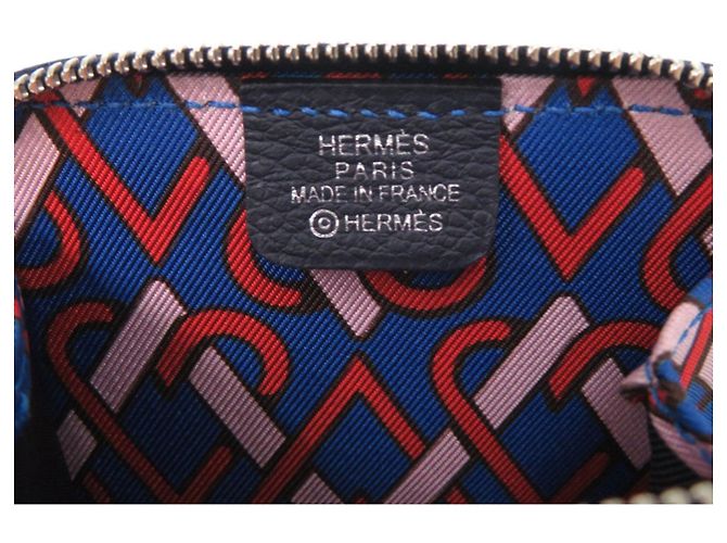 Monedero Azap en piel Epsom Hermès Azul - vista 6