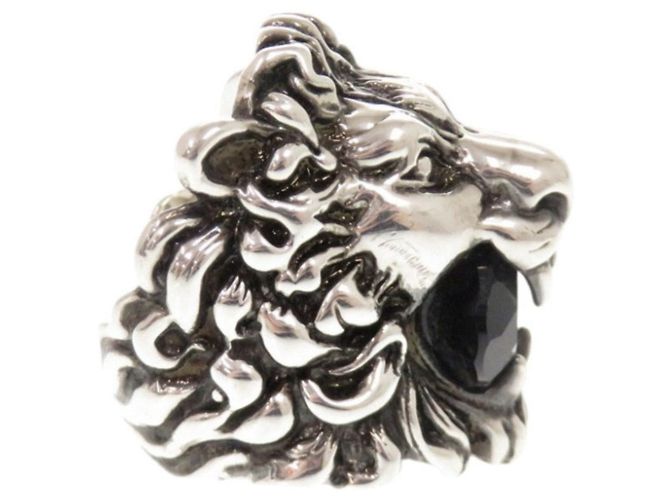 Gucci Lion Head Silver Band Ring Ring Silber - Ansicht 4