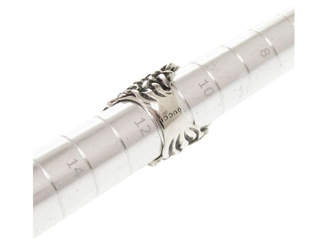 Gucci Lion Head Silver Band Ring Ring Silber - Ansicht 7