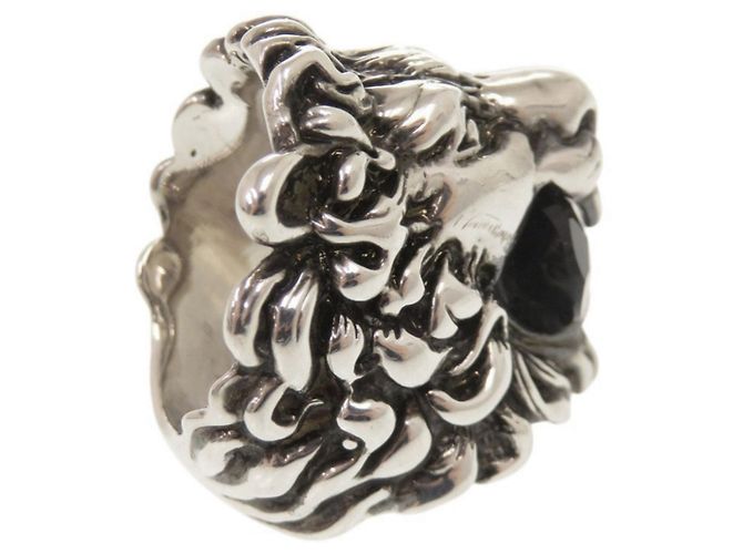Gucci Lion Head Silver Band Ring Ring Silber - Ansicht 8