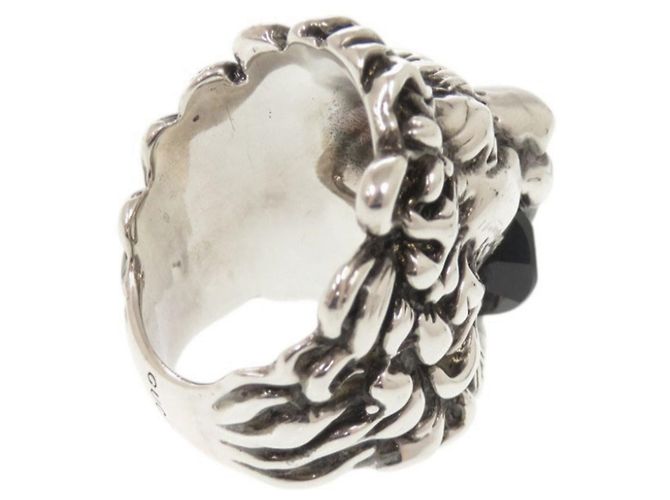 Gucci Lion Head Silver Band Ring Ring Silber - Ansicht 9