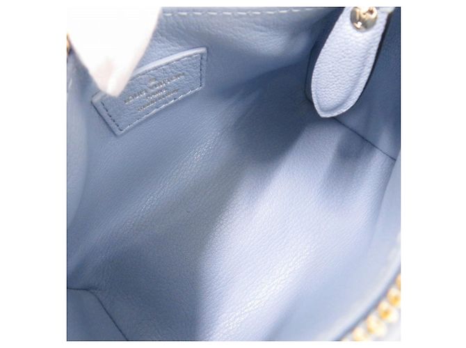 Borsa Louis Vuitton Nano Speedy Blu chiaro - vista 6